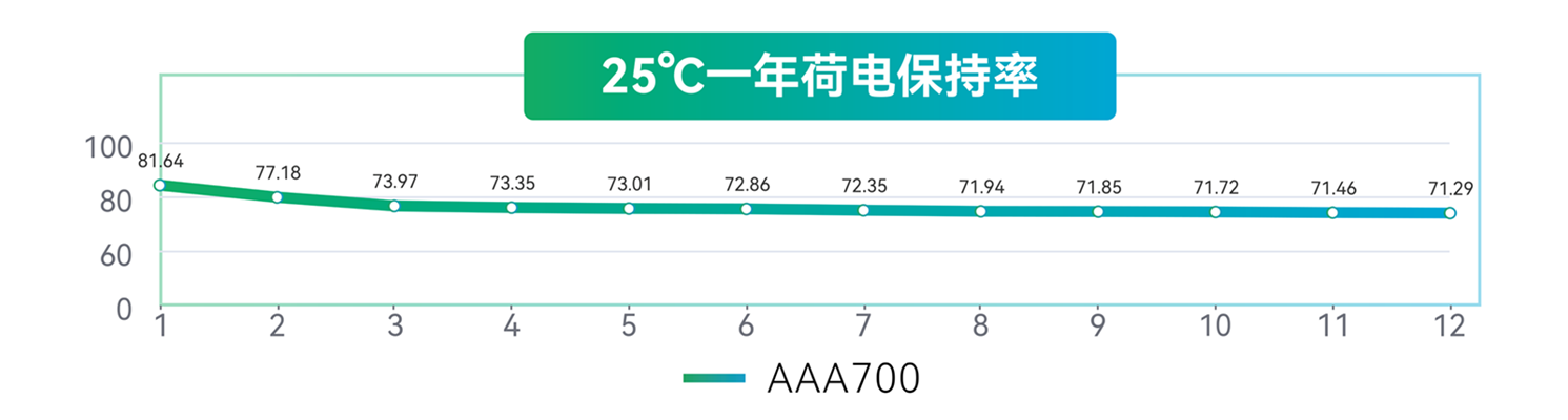 智能電表集采器電池25℃一年荷電保持率