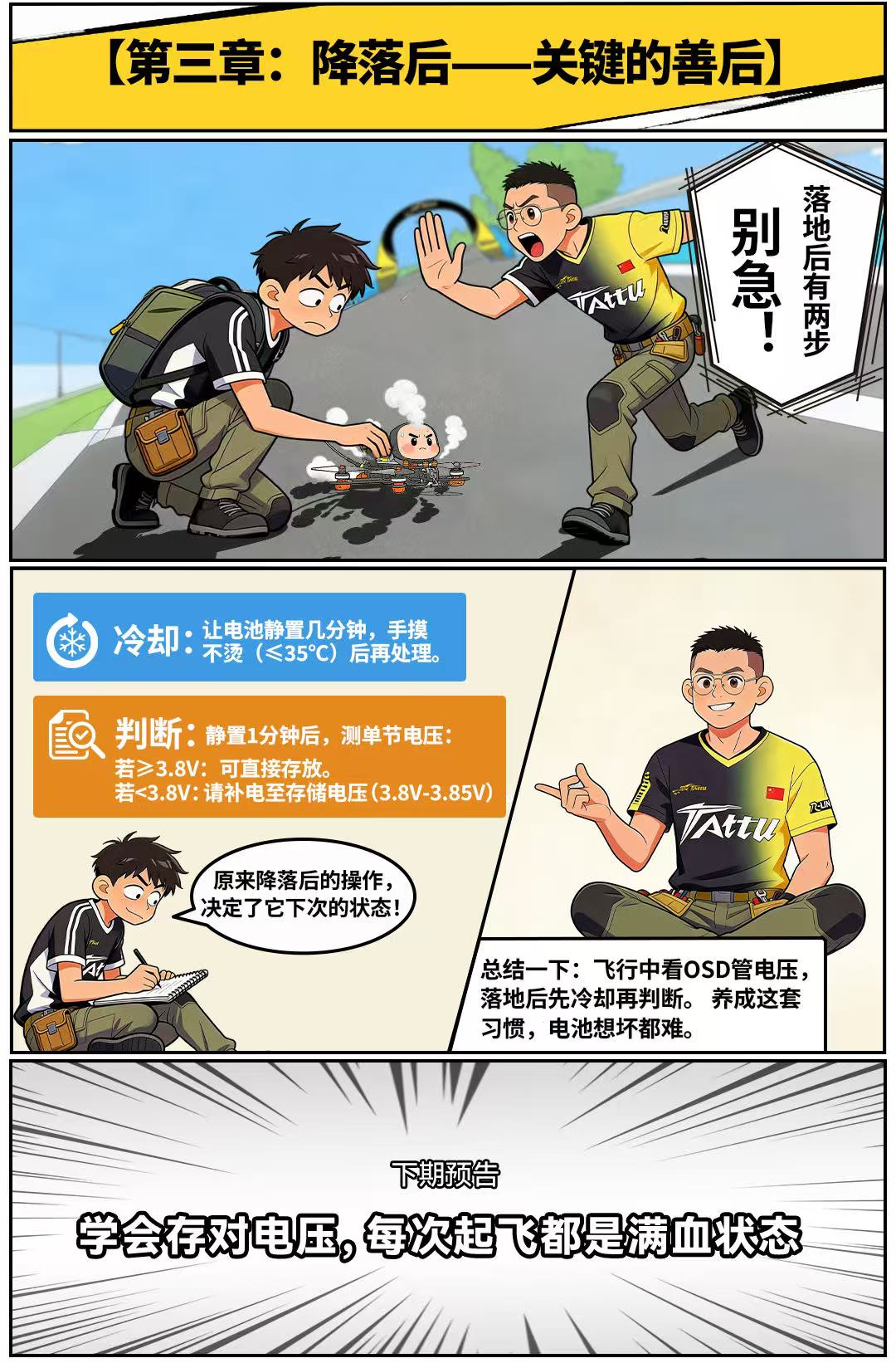 降落后 關(guān)鍵的善后